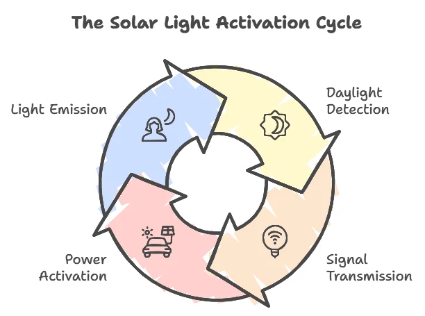 How Do Solar Lights Turn on Automatically at Night?